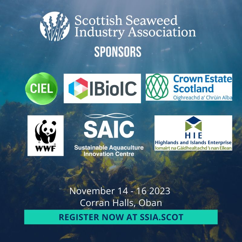 ONE WEEK to go until our co-hosted panel with <a href="/HIEScotland/">HIE</a> at the Scottish Seaweed Industry Association's conference in Oban!
Don't forget to book our evening reception at the Oban Distillery as an add-on and join us for some speed networking!🥃

ssia.scot/conference