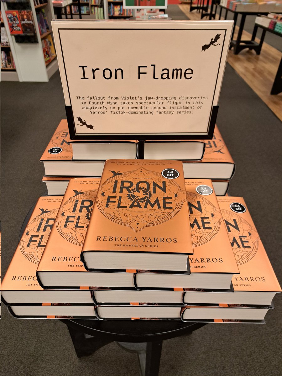 🐉 IT'S DRAGON DAY! 🐉 We have a queue outside already! Come down and get your copy of Iron Flame today.