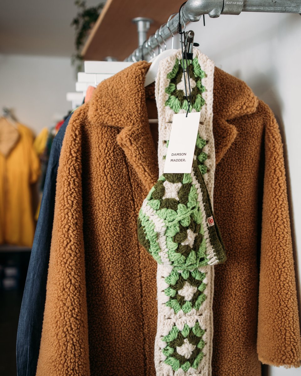 There’s a chill in the air and that only means one thing - new coat??? Bellerose always make the best coats and this Teddy one is a beauty, we’re also loving the new crochet accessories from Damson Madder 😊