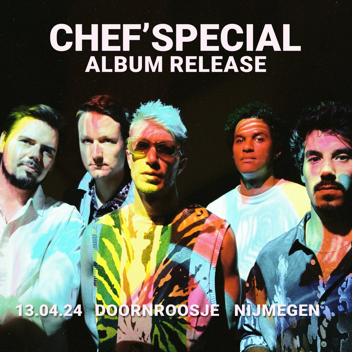 Doornroosje (@doornroosjenl) on Twitter photo Net bevestigd: Met een in 2024 uit te brengen nieuw album op zak komt de <a href="/ChefSpecial/">Chef'Special</a> voor het eerst sinds 2016 terug naar Doornroosje. Kaarten zijn te koop vanaf vrijdag 10 november om 10.00 uur. Info en tickets: doornroosje.nl/event/chefspec… Net bevestigd: Met een in 2024 uit te brengen nieuw album op zak komt de <a href="/ChefSpecial/">Chef'Special</a> voor het eerst sinds 2016 terug naar Doornroosje. Kaarten zijn te koop vanaf vrijdag 10 november om 10.00 uur. Info en tickets: doornroosje.nl/event/chefspec…