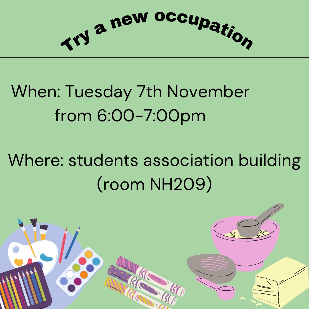 Tickets available for our new occupation event later today. Follow the link below for tickets ✨
gcustudents.co.uk/groups/occupat…