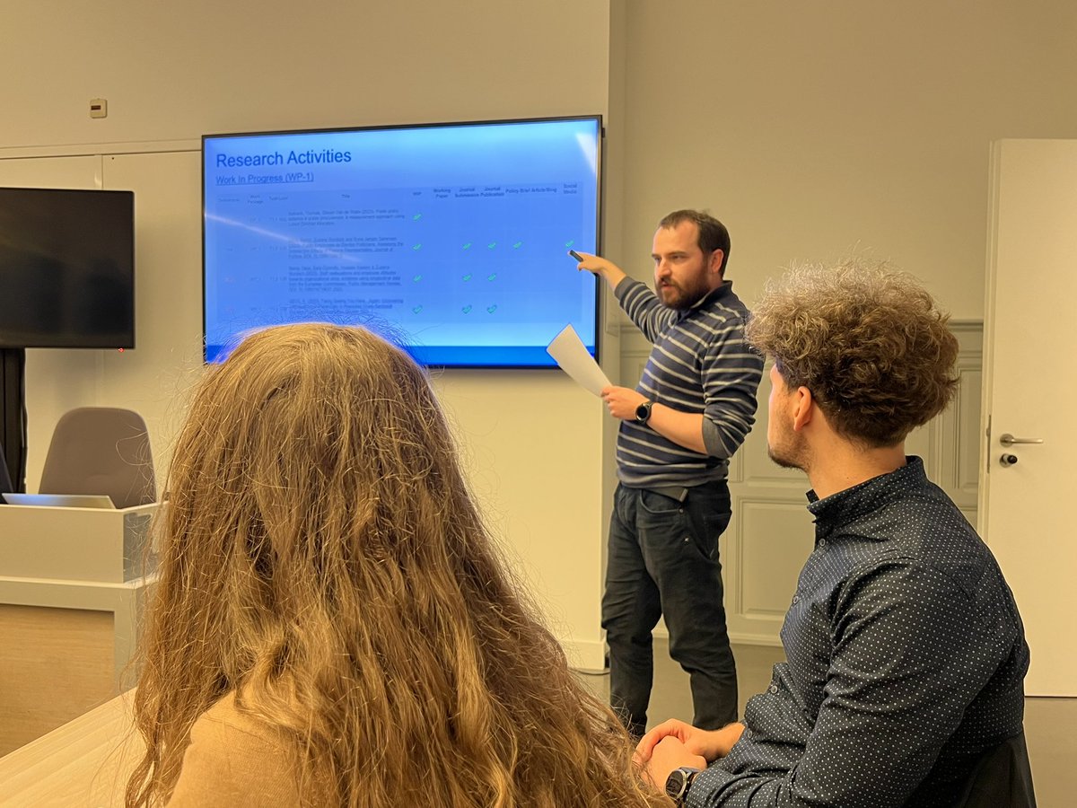 Kristof De Witte (@dewittek) on Twitter photo Yesterday we had a great <a href="/DemoTrans/">DemoTrans Project</a> <a href="/HorizonEurope/">Horizon Europe</a> meeting <a href="/UniUtrecht/">Utrecht University</a>
👉 Today a <a href="/DemoTrans/">DemoTrans Project</a> workshop on lobbying and political influence. Exciting presentations on vertical transfers, procurement, accountability, social networks, extremists voting…
democracy-transparency.eu Yesterday we had a great <a href="/DemoTrans/">DemoTrans Project</a> <a href="/HorizonEurope/">Horizon Europe</a> meeting <a href="/UniUtrecht/">Utrecht University</a>
👉 Today a <a href="/DemoTrans/">DemoTrans Project</a> workshop on lobbying and political influence. Exciting presentations on vertical transfers, procurement, accountability, social networks, extremists voting…
democracy-transparency.eu