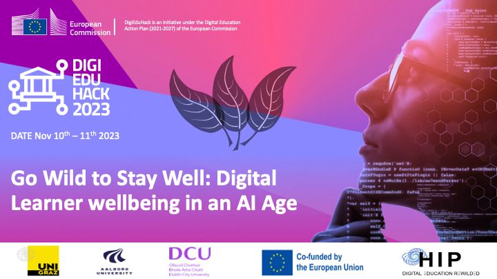 Are you interested in digital learning? @DCU_IoE's Hackathon, 'Go Wild To Stay Well: Digital Learner Wellbeing in an AI Age', takes place on Nov 10th and 11th. Register here: launch.dcu.ie/3uaoPRr