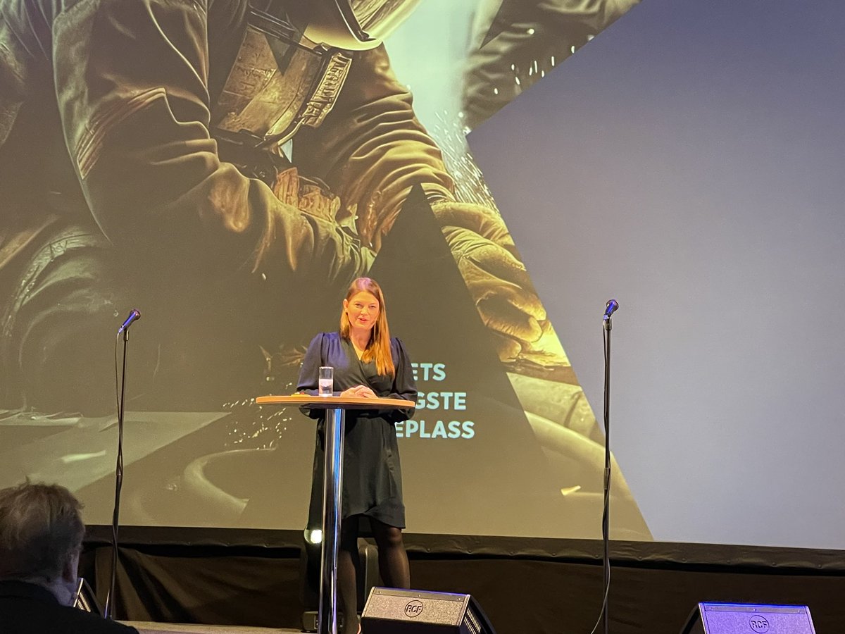 NorskIndustri's tweet photo. Fiskeri- og havminister Cecilie Myrseth åpner #Verftskonferansen2023 https://t.co/8C0fF2Inyj
