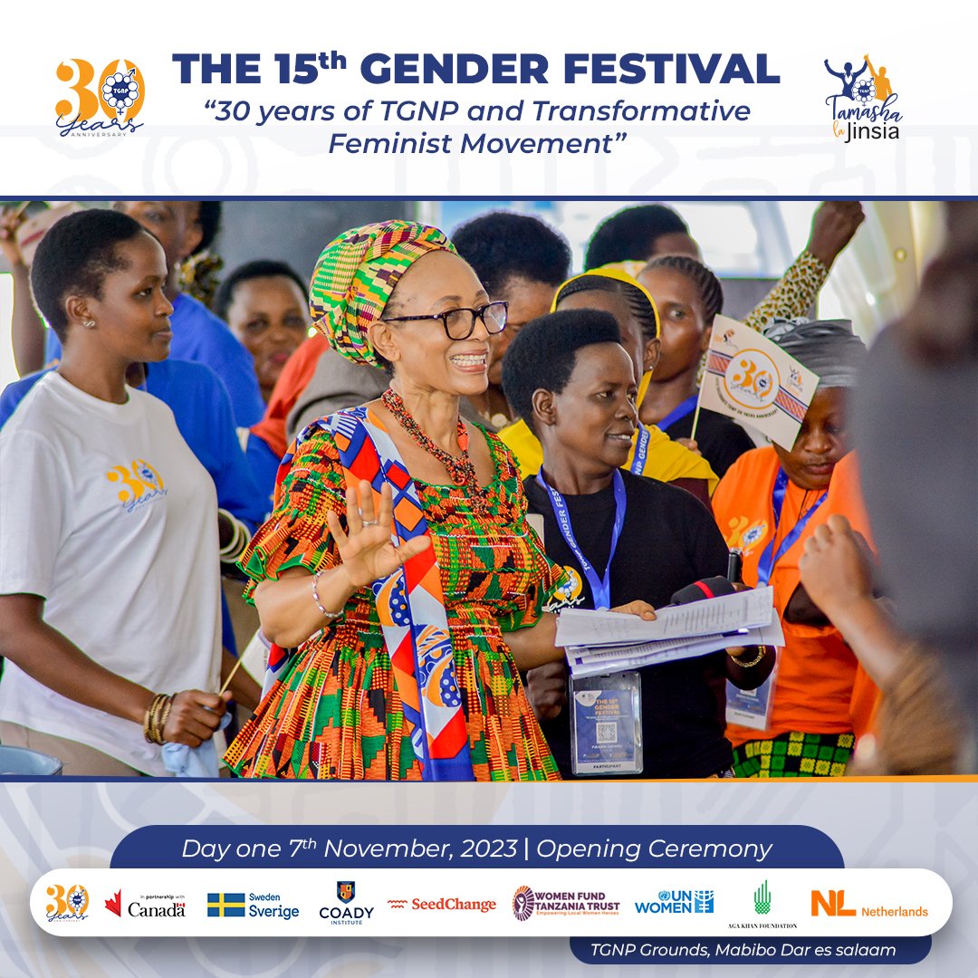 tgnptz's tweet photo. Day 1 of the #GenderFestival2023. The opening ceremony is ongoing. We are live!. Follow us through Youtube and Facebook to be updated. #30YearsofTGNP https://t.co/J1VNdzxfUc