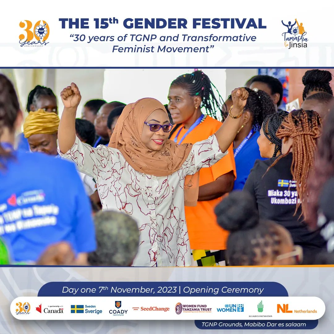 tgnptz's tweet photo. Day 1 of the #GenderFestival2023. The opening ceremony is ongoing. We are live!. Follow us through Youtube and Facebook to be updated. #30YearsofTGNP https://t.co/J1VNdzxfUc