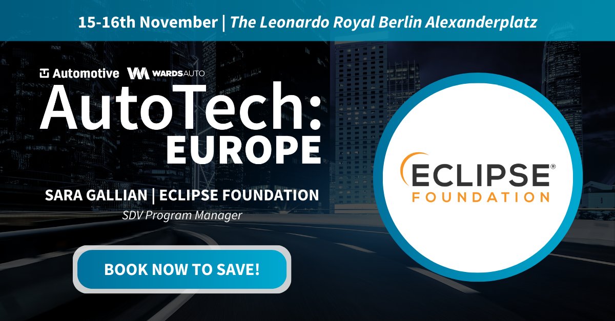 SDVeclipse's tweet image. Mark your calendars for Nov 15! Join Sara Gallian, #EclipseSDV Program Manager, as she leads a panel discussion on defining vehicle operating systems. Discover the complexities of software in vehicles. hubs.la/Q021Xn6v0
#AutoTechEurope #SoftwareDefinedVehicle #opensource