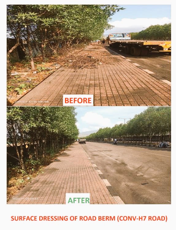 #Swachh Bharat program was organised by Various Departments of Visakhapatnam Port Authority at New #Ambedkar Circle area and at various other #Port Locations with the involvement of employees and Workers from all departments. The Before and After pictures of the locations speak…