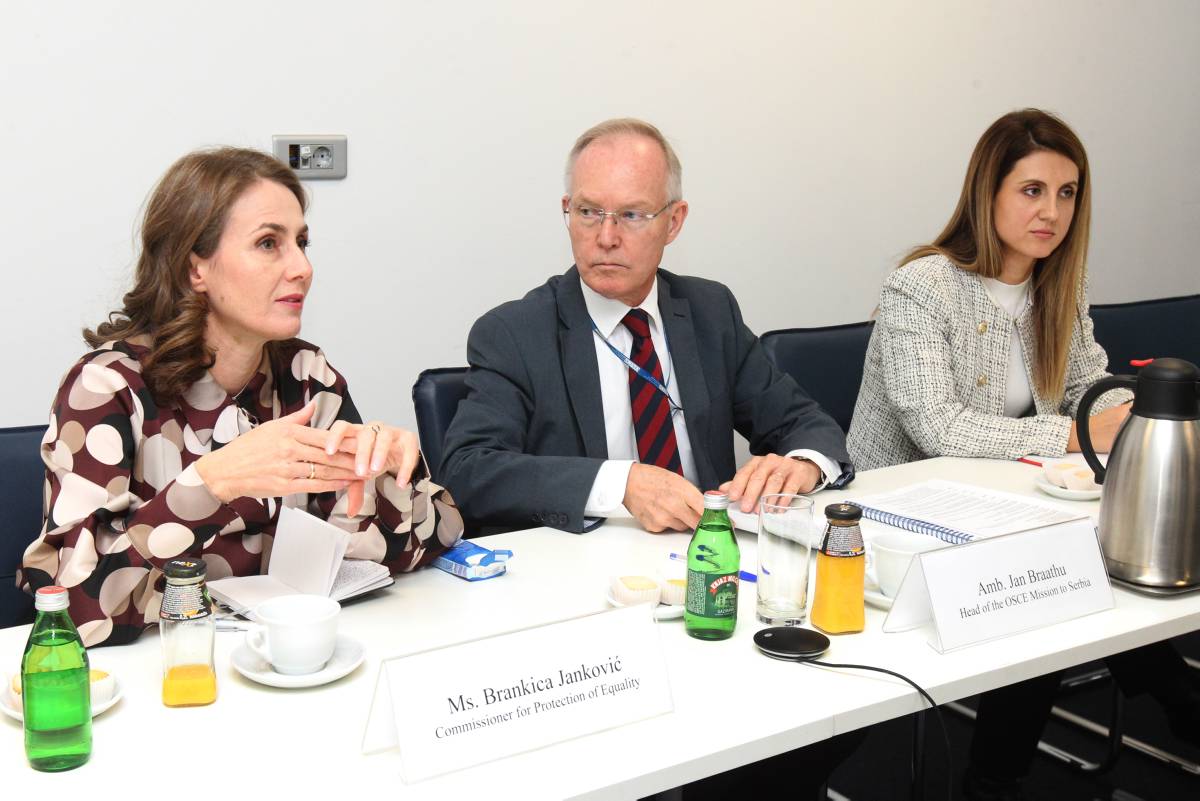 OSCE_Serbia's tweet photo. Amb. @JanBraathu welcomed @Finland_OSCE to the @OSCE_Serbia premises. 
Finland, home country of #HelsinkiFinalAct, continues to be a strong @OSCE supporter as seen by its upcoming Chairpersonship in 2025.
@OSCE_Serbia looks forward to deepening our co-op. https://t.co/H5Kn7Lwm5m