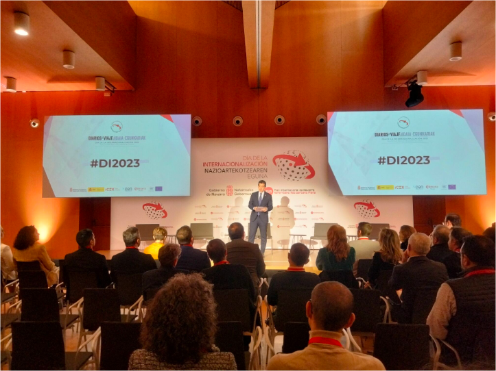 ✈ Hoy estamos en <a href="/internac_na/">Plan Internacional de Navarra</a> 
🎤 A partir de las 12:45, Marta Prado Larburu, Ph.D. hablará sobre la importancia de la digitalización en la internacionalización de las empresas, ¡estad atentos!
#DI2023 #tecnologia #gestion #operaciones #internacional #incotrans #DiariosdeViaje