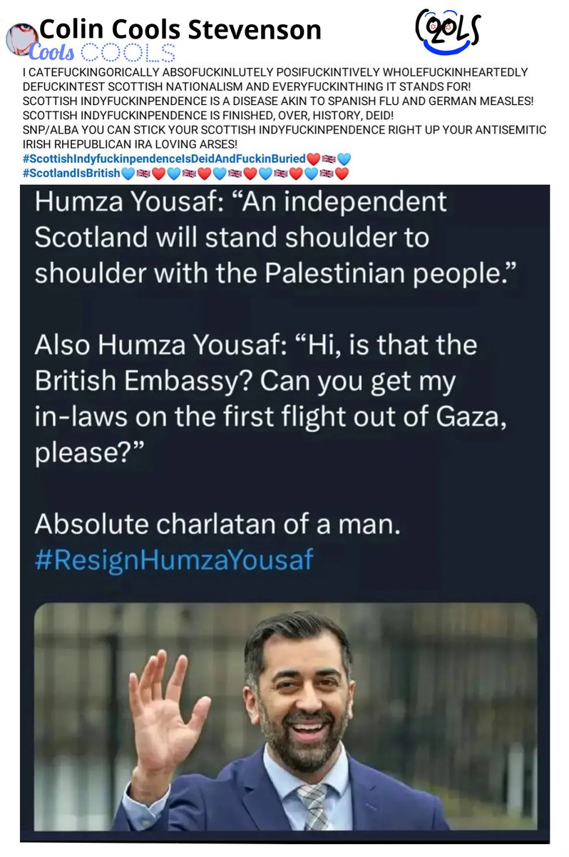colincools1's tweet photo. #AbolishHolyrood #DissolveDevolution #ShutTheShortbreadSenate #TheWorldAndHisDugHateScottishNationalism https://t.co/6FJVwQIPx5