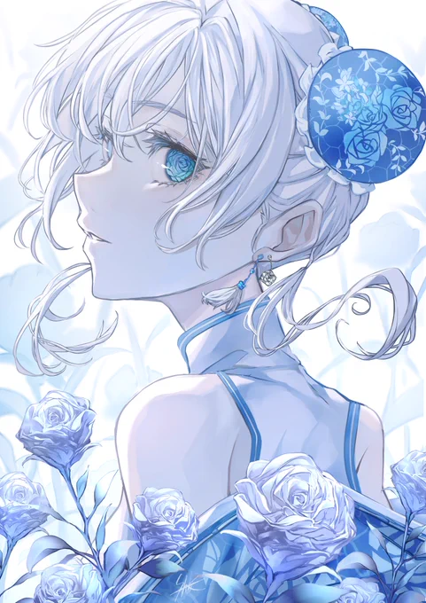 ホワイト/ブルー