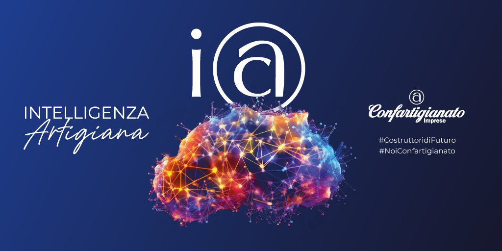 Nell'era dell'intelligenza artificiale, #Confartigianato celebra #IntelligenzaArtigiana per valorizzare #genio creativo e manualità che nessuna macchina potrà mai sostituire.

Scegli il #futuro con noi: confartigianato.it/associarsi/

#CostruttoridiFuturo #NoiConfartigianato