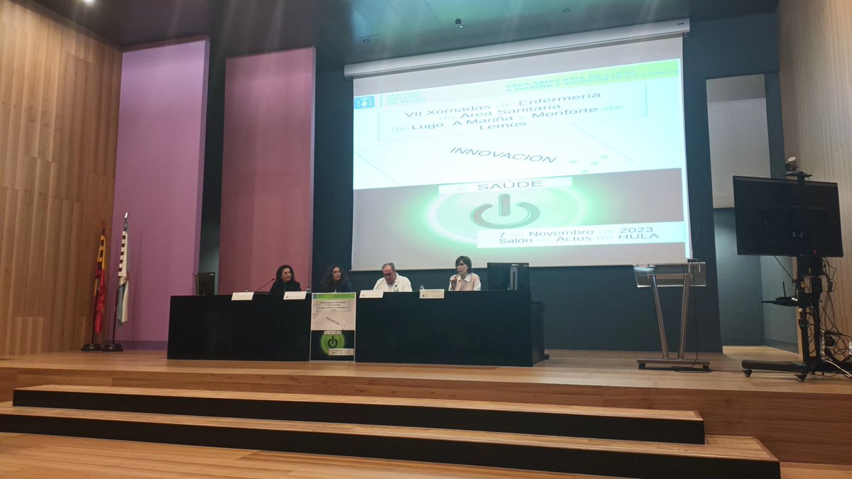 genrsan's tweet image. Mesa inaugural en las
 #VIIXornadasdeEnfermería ASLMM  magnífica 👍conferencia inaugural ✅️#retoséticosnaeradixital
#Innovación #saude
@chusptaboada @Juankoko77 @angeles_dono @ana_murado @ColeGC @tayvs15 @HildegartGlez