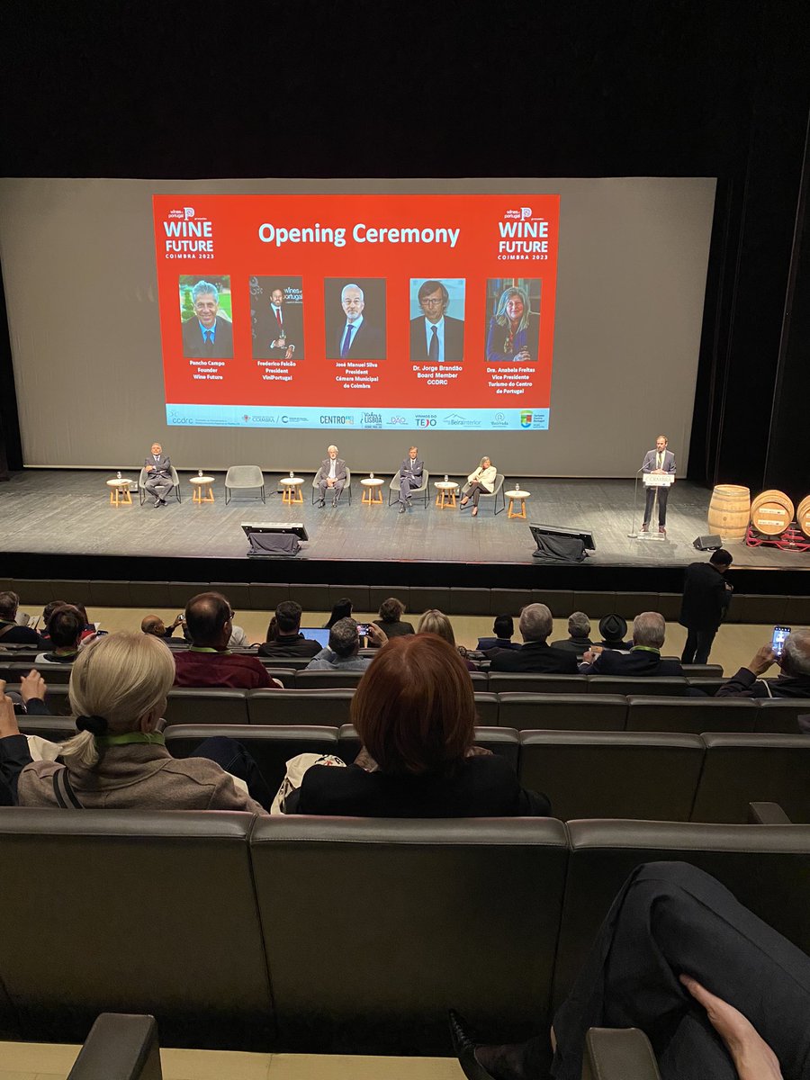 Winefuture conference in Portugal, the opening, great three days ahead