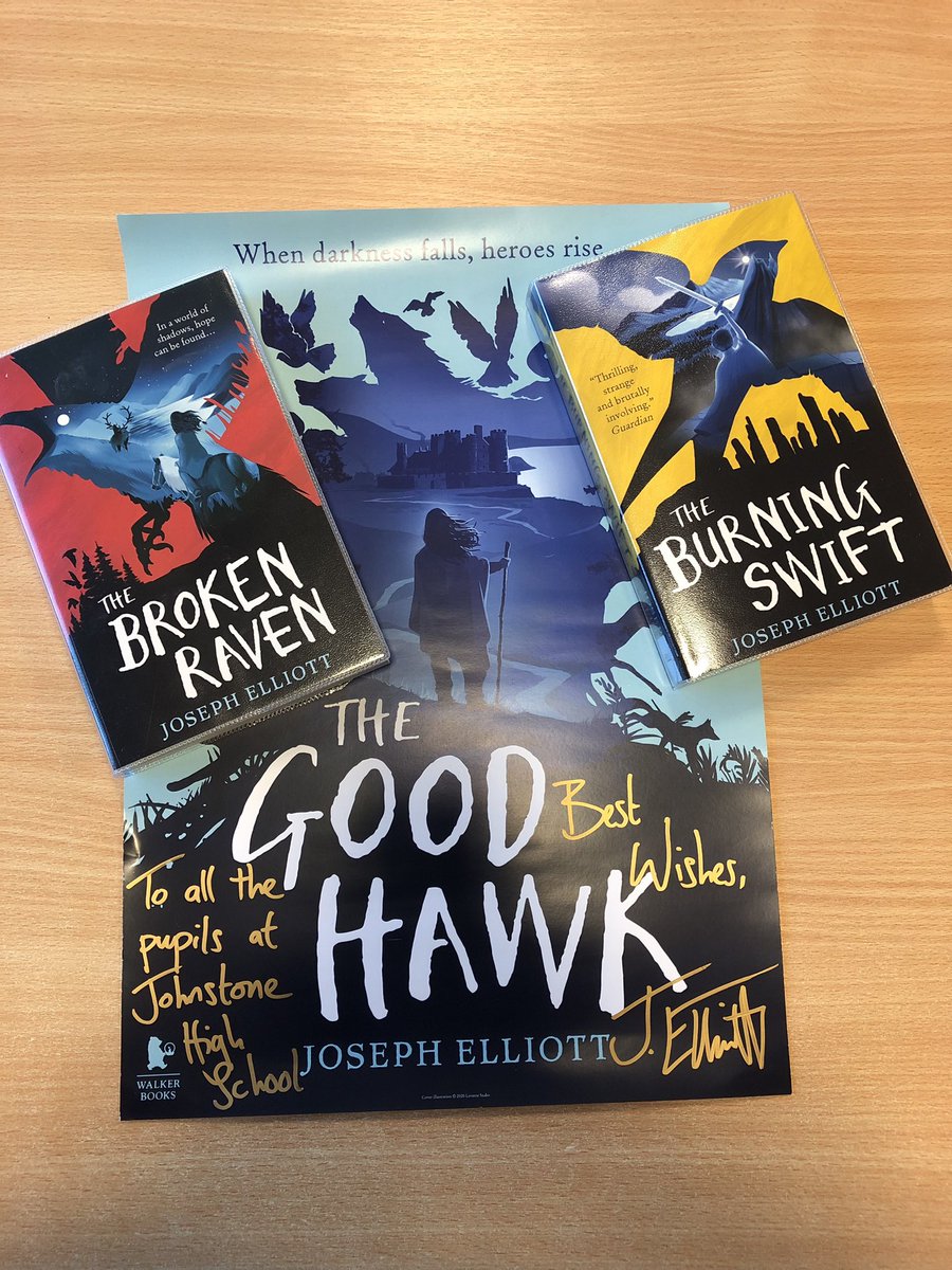 JohnstoneHSLib's tweet photo. Joseph Elliott was here with us on his Scottish Friendly Children’s Book Tour.  Very interesting talk ❤️ who do you want to be? A hawk? Angler? Wasp? Moth? Seal? Wrasse? #scottishfriendly #joseph_elliott #scottishbooktrust https://t.co/5LnS47u55q