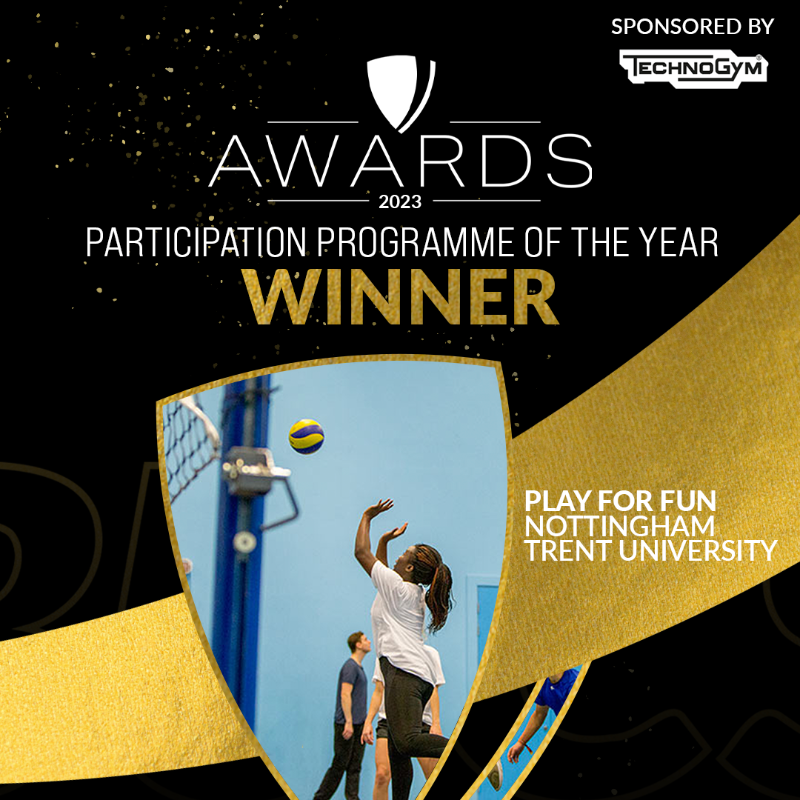 BUCSsport's tweet photo. ✨Best in Class✨

We invite you to the first in a series of Active Wellbeing webinars. First up... @NTUSport discussing their BUCS Participation Programme of the Year Award winning programme, Play for Fun. 🤸🏽‍♀️

📅 Friday 1 December

⏰ 11am