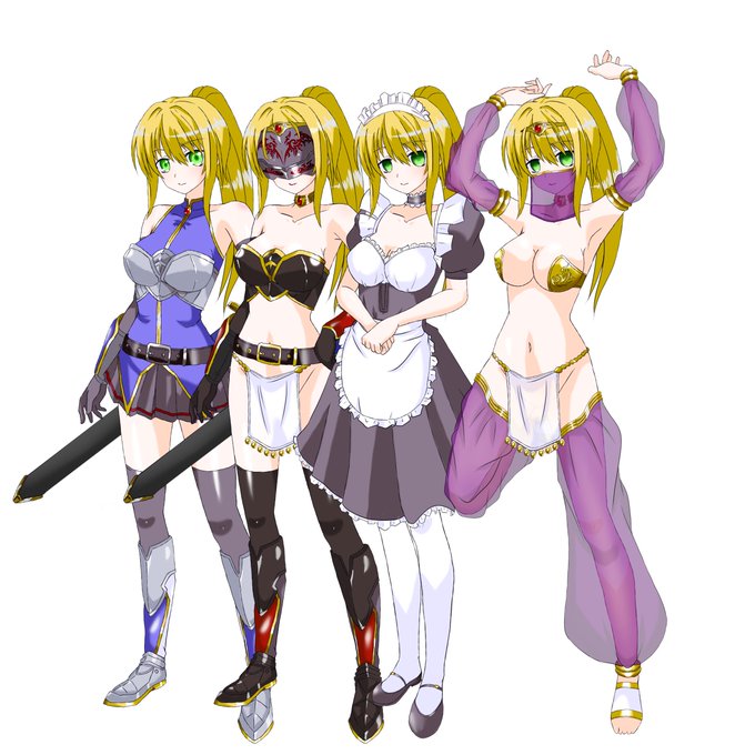 立ち絵集のサンプルみたいなヤツ 