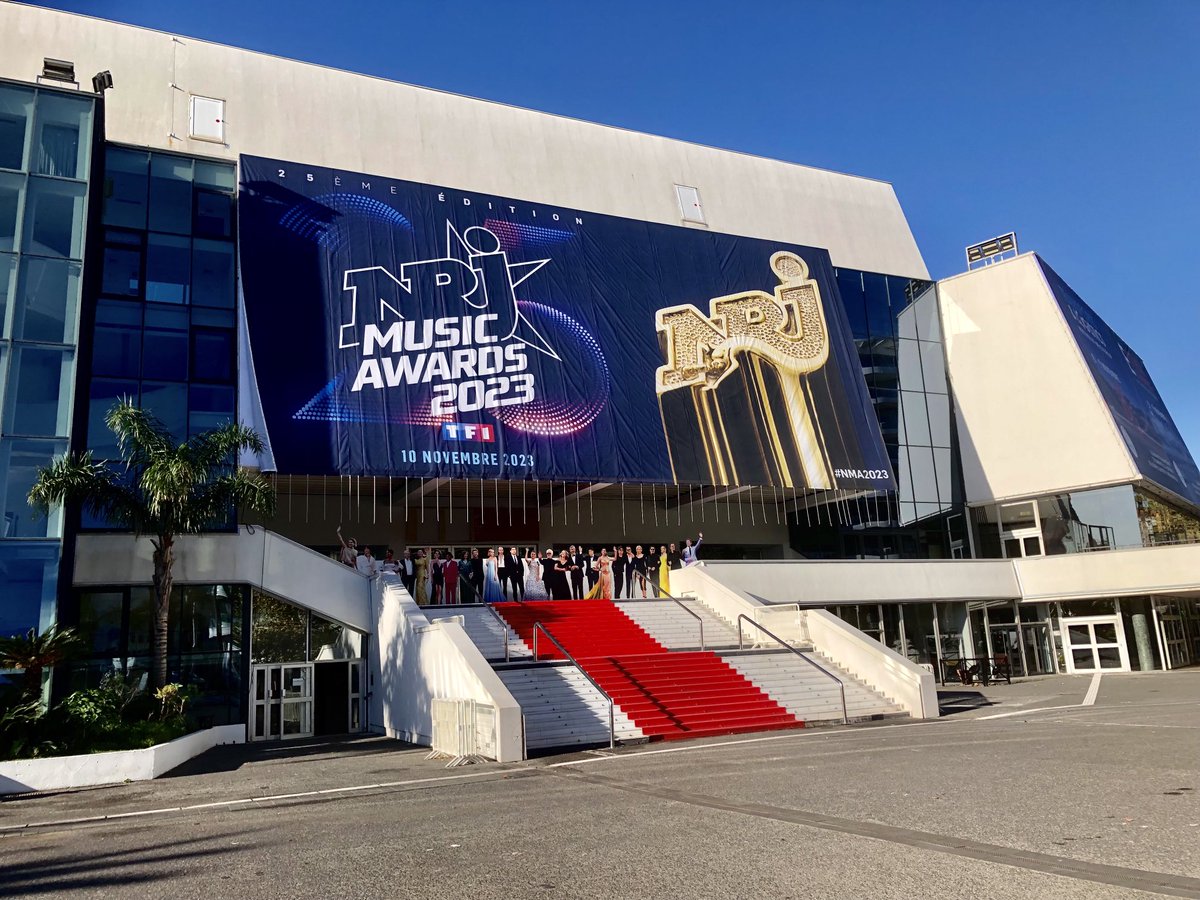 Jour J-3 avant la cérémonie des #NrjMusicAwards au Palais des Festivals de #Cannes #NrjMusicAwards2023 #NMA2023 #NrjMusicAwards25ans #PalaisDesFestivals #CotedAzurFrance ⁦@villecannes⁩ ⁦@CannesPalais⁩ ⁦@Cannes_France⁩ ⁦@VisitCotedazur⁩ ⁦@NMA_Edition⁩