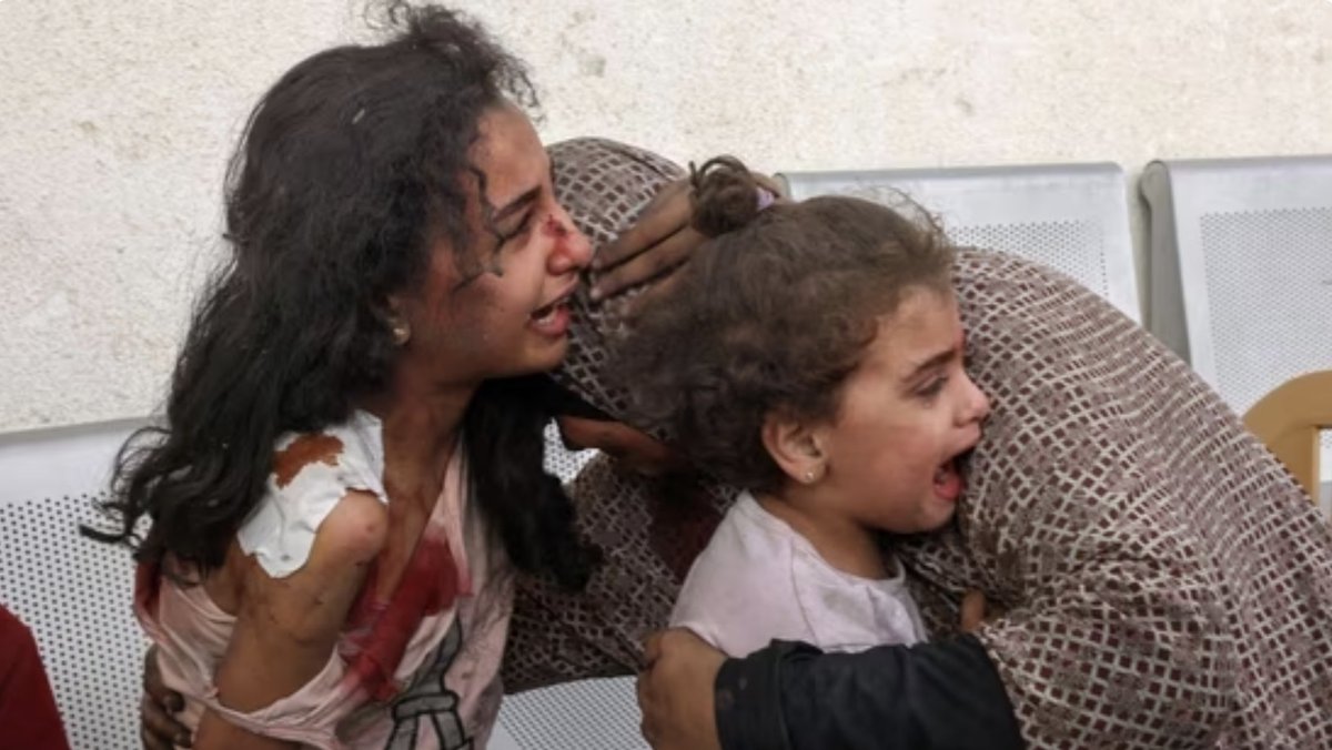 Mothers across #Palestine are not barking, they are crying tears as they hold their dead children, killed by indiscriminate bombs fired at millions of innocent people. Is the price of #Israel's prosperity worth the lives of thousands of innocent children? I just don't understand…