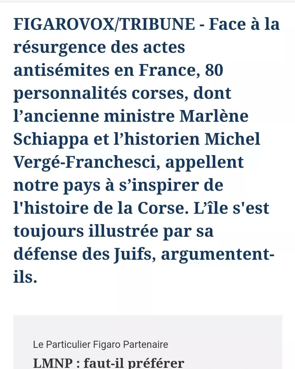 Ne pas se taire. Une tribune cosignée dans le <a href="/lefigarofr/">Le Figaro</a> pour lutter contre l'antisémitisme. lefigaro.fr/vox/societe/fa…
