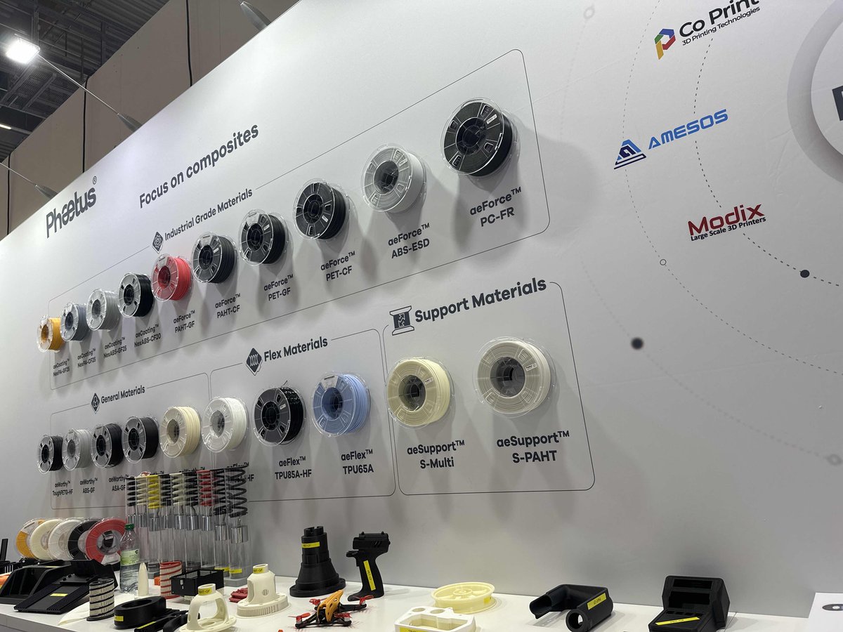 phaetus3D's tweet image. Day 1 at Formnext🔊
We're ready for everyone to come!😆
At our booth, you could find a wide range of core parts for 3D printer, including hotends, extruders, filaments and nozzles.🧐
#3Dprinting #formnext #phaetus