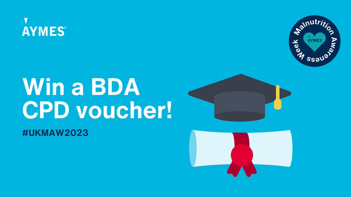 We'd love to see what you're doing for Malnutrition Awareness Week! Tag/mention (<a href="/AYMESNutrition/">AYMES</a>) in your posts to be entered into a draw to win our top prize of a #BDA CPD voucher, and a runner up prize of a brand new PENG!  #UKMAW2023 #dietitian #RD2B #malnutritiontaskforce