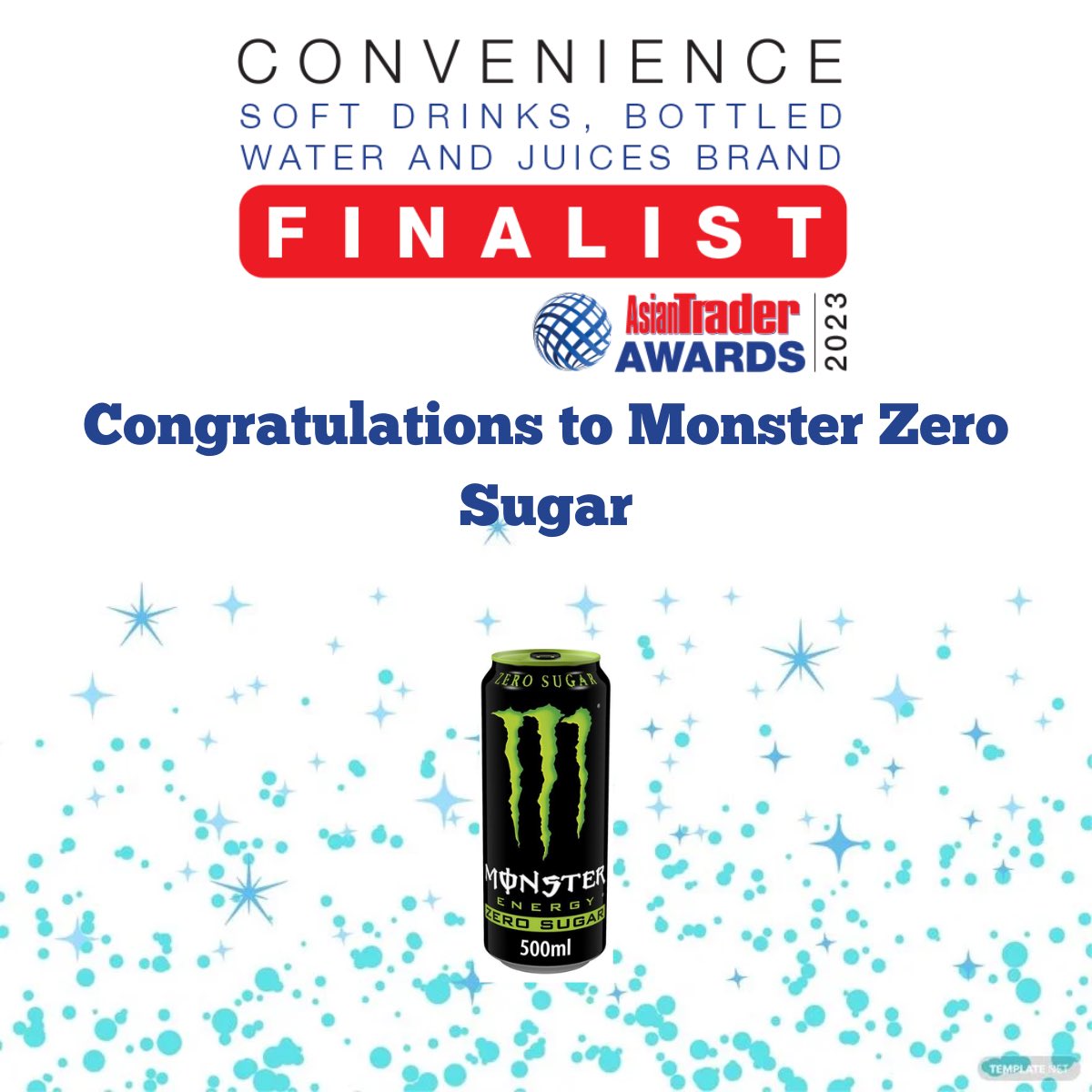 Very best of luck to all the shortlisted convenience retailers tonight at the annual @AsianTrader Awards 2023. 

Got my fingers crossed for @MonsterEnergy who is a soft drink finalist with the new Monster Zero Sugar variant! 

Enjoy the celebrations from everyone at @CocaColaEP