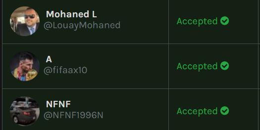 مبروك اخواني اتواصلوا مع حساب <a href="/Futzr5D/">FutZr5_Discord</a> 
<a href="/LouayMohaned/">Mohaned L</a> 
@fifaax10 
<a href="/NFNF1996N/">NFNF</a>