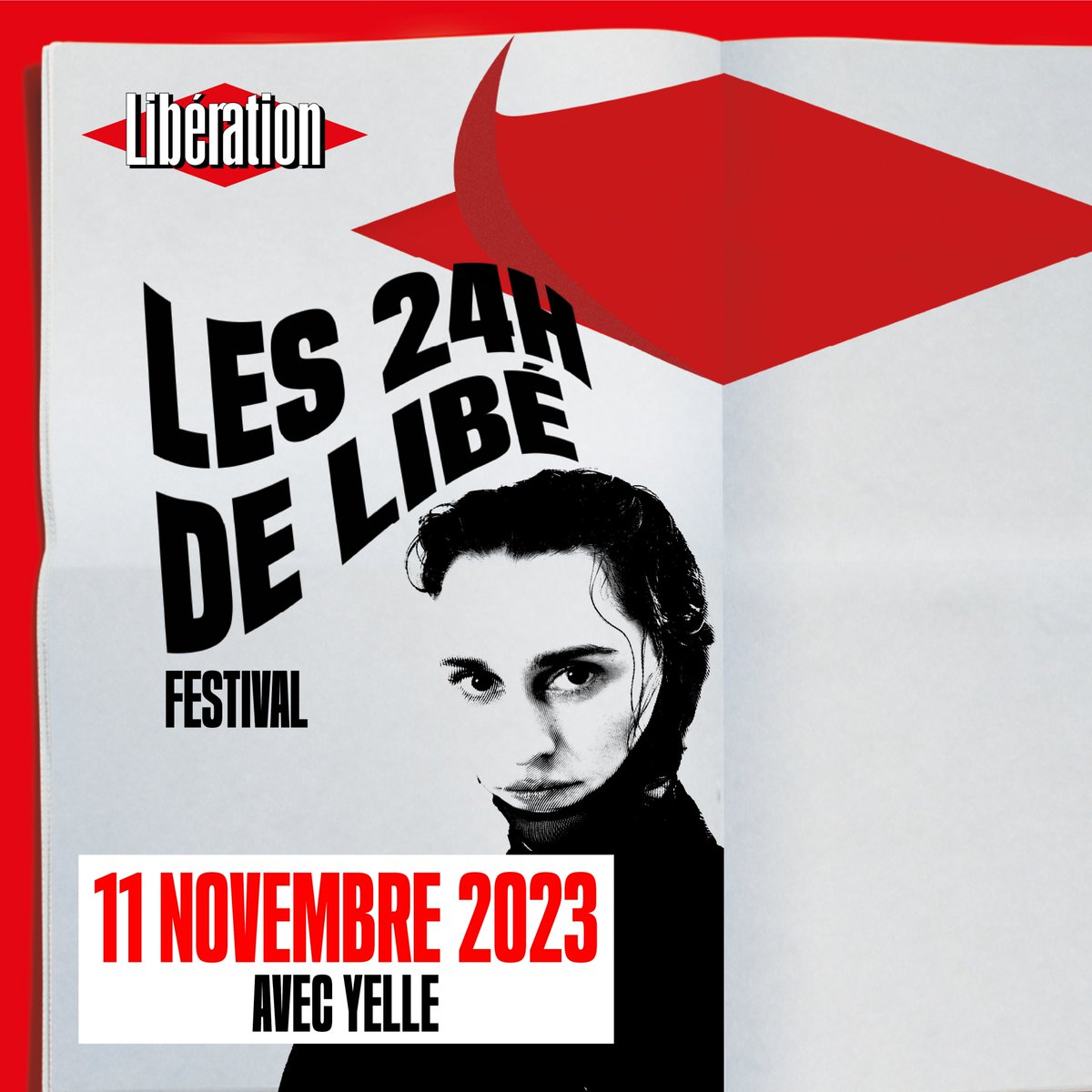 🎂 Samedi, @Libe fête ses 50 ans toute la journée à la <a href="/philharmonie/">Philharmonie de Paris</a>

🪩 Dès 23h, c'est la Nuit de Libé 100% DJ Sets avec <a href="/yelle/">YELLE Ⓨ</a> / Crystallmess / <a href="/deena0deena/">Deena Abdelwahed دينا عبدالواحد</a> et Maraboutage !

Tickets : 
🎫 Nuit Libé : bit.ly/47cTdJo
🎫 Full Access 24h : bit.ly/3u5z4GZ