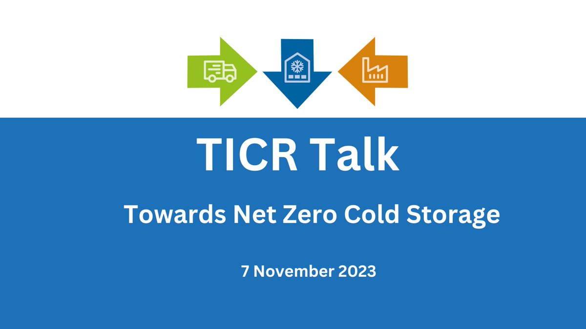 Only 30 mins until our next webinar on exploring the emissions reduction opportunities and challenges of net zero in the cold storage sector.

There's still time to register at us06web.zoom.us/meeting/regist…

#coldstore #coldstorage #coldchain #netzero #emissionsreduction