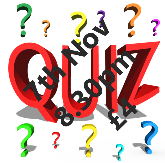 It's quiz night <a href="/S_SR_C/">SSRC</a>, so why not pop along?  You can join an existing team or form one of your own. It's not taken too seriously, more of a reason to go out and have a great evening! Entry per person is £4, and for that you not only get a quiz but also a ticket for the raffle!