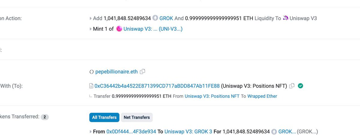 PsychosCalls's tweet photo. Whales from $JOE, $PEPE, $MOG, #Smurfcat have started rotating and adding liquidity into $GROK in the last few hous

Musk has interacted / posted about Grok around 5 times in the last few hours 

There's a spaces with $MONG community today at 6 PM UTC

The etherscan doesn't lie. DYOR / NFA :)