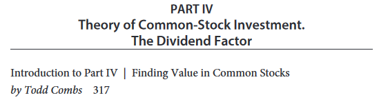 Just saw that Todd Combs wrote a 15 page introduction on "Finding Value in Common Stocks" in "Security Analysis, 7th Edition".
<a href="/andrewcoye/">Andrew Coye</a>