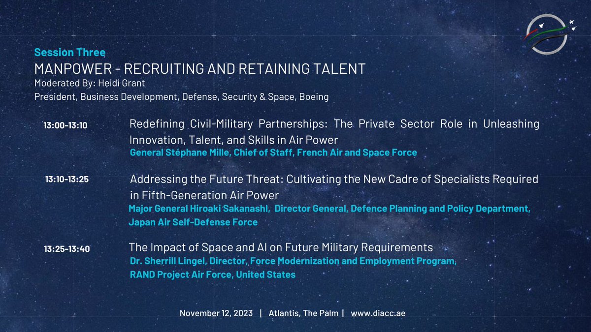 11th DIACC - November 12 - Program