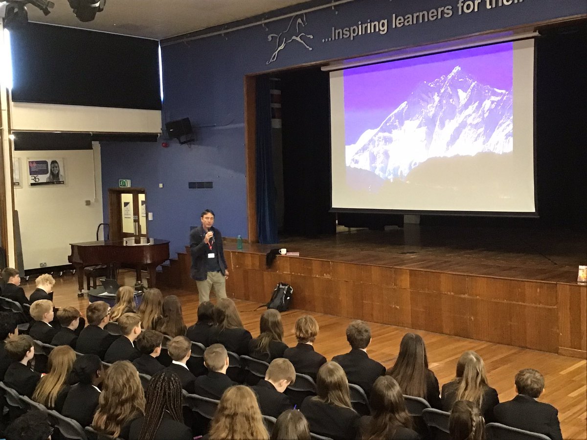 RIDGEWAY SCHOOL LRC (@ridgewayread) on Twitter photo Very very very excited to be listening to Matt Dickinson talking about his Everest adventures as part of <a href="/SwindonYFL/">SwindonYFL</a> Inspiration for writing for <a href="/SchoolRidgeway/">Ridgeway School</a> students. Very very very excited to be listening to Matt Dickinson talking about his Everest adventures as part of <a href="/SwindonYFL/">SwindonYFL</a> Inspiration for writing for <a href="/SchoolRidgeway/">Ridgeway School</a> students.