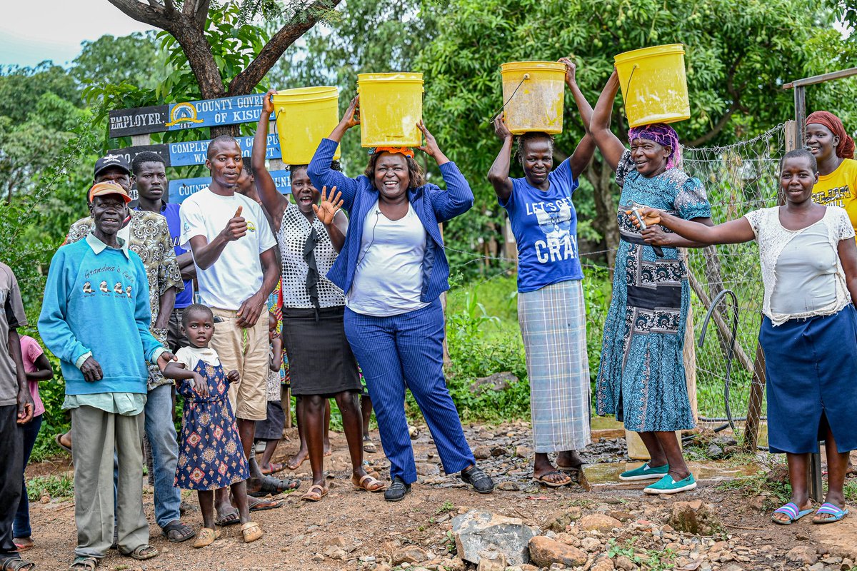 AnyangNyongo's tweet photo. Susceptibility to death by crocodiles and water related disease occasioned by reliance on lake water is now a thing of the past for residents of osiri village in South West Ward after the county Government of Kisumu implemented Got Puth Water project. https://t.co/pq8eZF9S8F