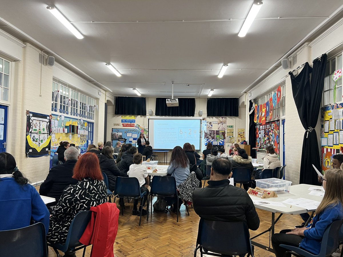 TrinityRdPrim's tweet photo. #Barvember workshop with families to support with calculation methods using the Bar Model. Families did #Barvember challenges in classes with their children first. #TogetherAtTrinity #Barvember #Primaryschool #Chelmsford https://t.co/8UC8HEFQZl