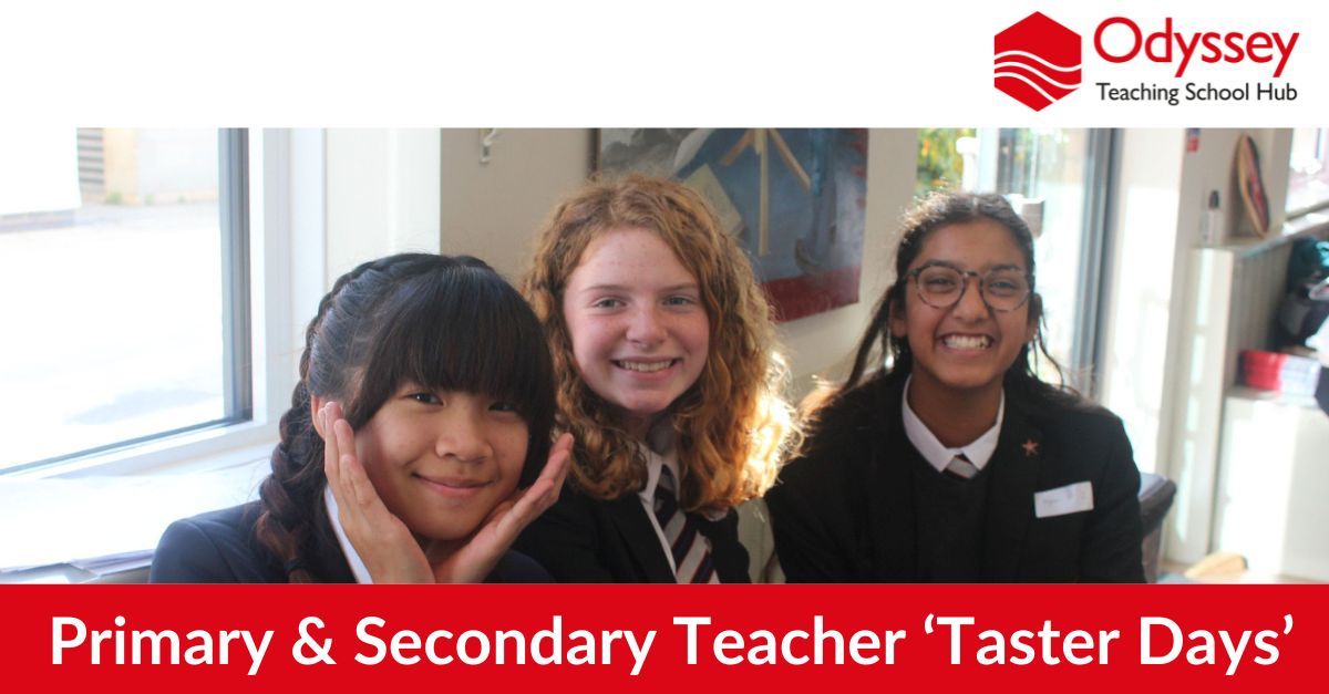 Curious about training to teach in Gloucestershire?

Join us for Teacher 'Taster Days' at Primary and Secondary schools this month.

Primary - Monday 27th November
Secondary - Tuesday 28th November

Get in touch on 01242 538290 to find out more or sign up!

#traintoteach