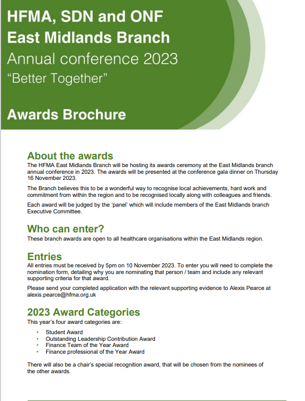 HFMA East Midlands tweet media