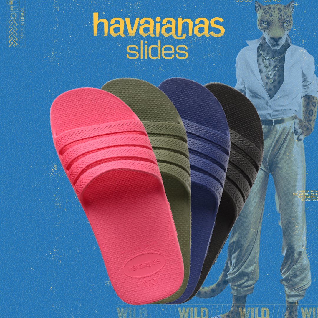 PlazaSenayan's tweet photo. Comfort + style = everything you need to set your fashion beast free🦁
Discover Havaianas Slides✨
Available at Havaianas Plaza Senayan, Level 3
#Havaianas
#HavaianasIndonesia
#HavaianasSlides
#MadeInBrazil
#DesignedForAFreeLife
#WhatsOnPlazaSenayan
#PlazaSenayan https://t.co/NimrnZzOvZ