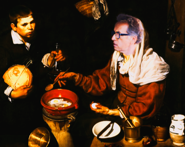 «Jordi friendo huevos». Mi cuadro favorito de Velázquez.  #StopStupidity 

🛑🔨❌ 👉 🖌️🎨 ✅