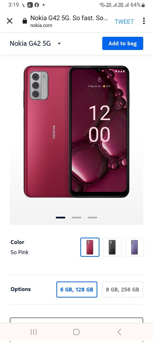 SapnaChawla84's tweet image. 1. 6GB , 128GB
2. 8GB , 256GB

#FastFestivities #MoveFast
#DiwaliContest #NokiaG42_5G 
@NokiamobileIN

Join 🤝
@NiqChoudhary 
@Sandeep13_
@Praveen42485292
@prashpatel_
@CharanTweetss
@RaviKum75193040
@Rajeevk28479520
@Shailes31441206
@kamal_rana1984
@mysterioussu
@RakeshK73155212