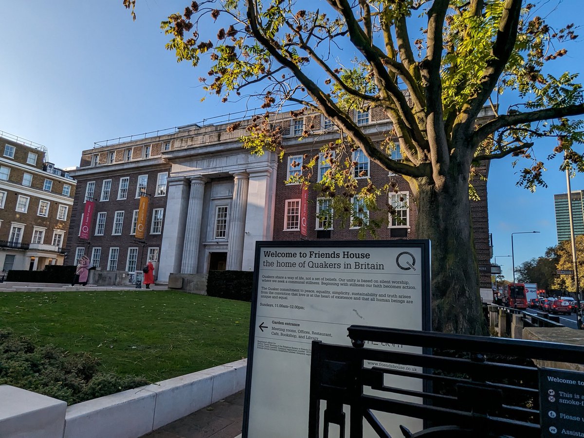 Today I'm at the @OperationNoah &amp; <a href="/faithinvest1/">FaithInvest</a> conference "Financing a Liveable Future" at Friends House in London. I am on a panel again! Making a speciality of that nowadays....