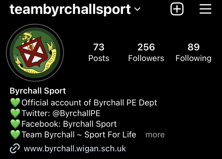 Don’t forget #teambyrchall are now on Instagram. Give us a follow on ⬇️<a href="/byrchall/">Byrchall High School</a>