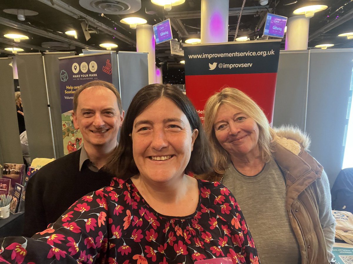 If you’re at #SCVOGathering today come and see the Improvement Service team at stall 50 on the lower floor. Lots of freebies and sweeties - and you can find out how we can support your organisation with evaluation, research and other services! @scvotweet
