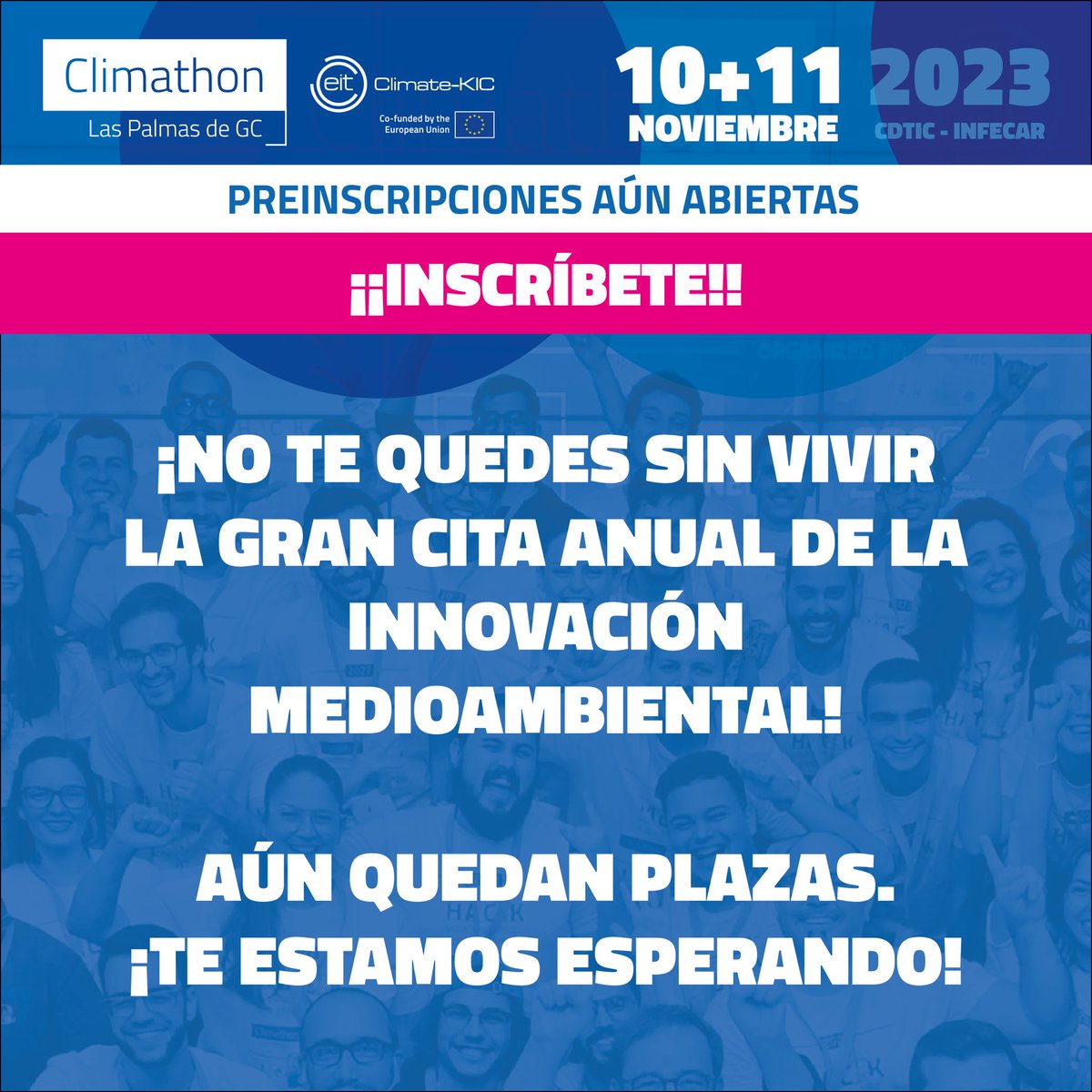 💥Vamos que aún tienes una plaza para ti 💥
👉🏻Anímate , que los premios son espectaculares 🥳
🔹El mejor evento del año sobre el cambio climático 🎉
🔗 Encontrarás el enlace de inscripción en  la bio del perfil 💫
#climathon2023 #climathongc #climathonglobal #climathon