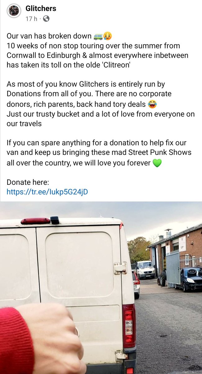 Our trust van has become not so trusty 🚐🥲 Donate here if you can: tr.ee/Iukp5G24jD
