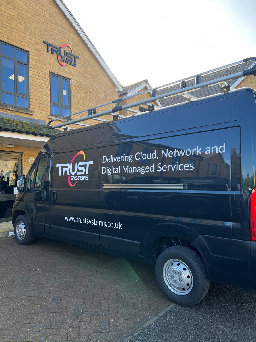 The newest addition to the Trust Systems Fleet! Keep an eye out for our 7 days a week Field Service Team as they travel up and down the country. #FieldServiceTeam #ManagedServiceProvider