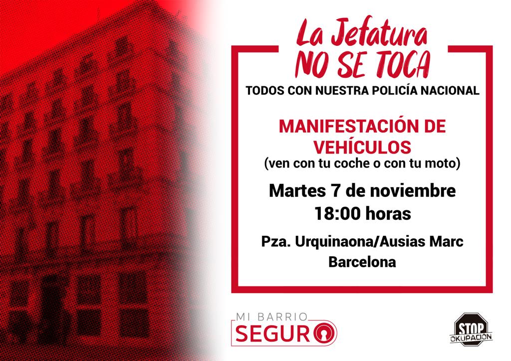 Catsomostodos's tweet photo. Si no tienes vehículo acude a la comisaría de Vía Laietana a apoyar. https://t.co/L3xYk8fem3